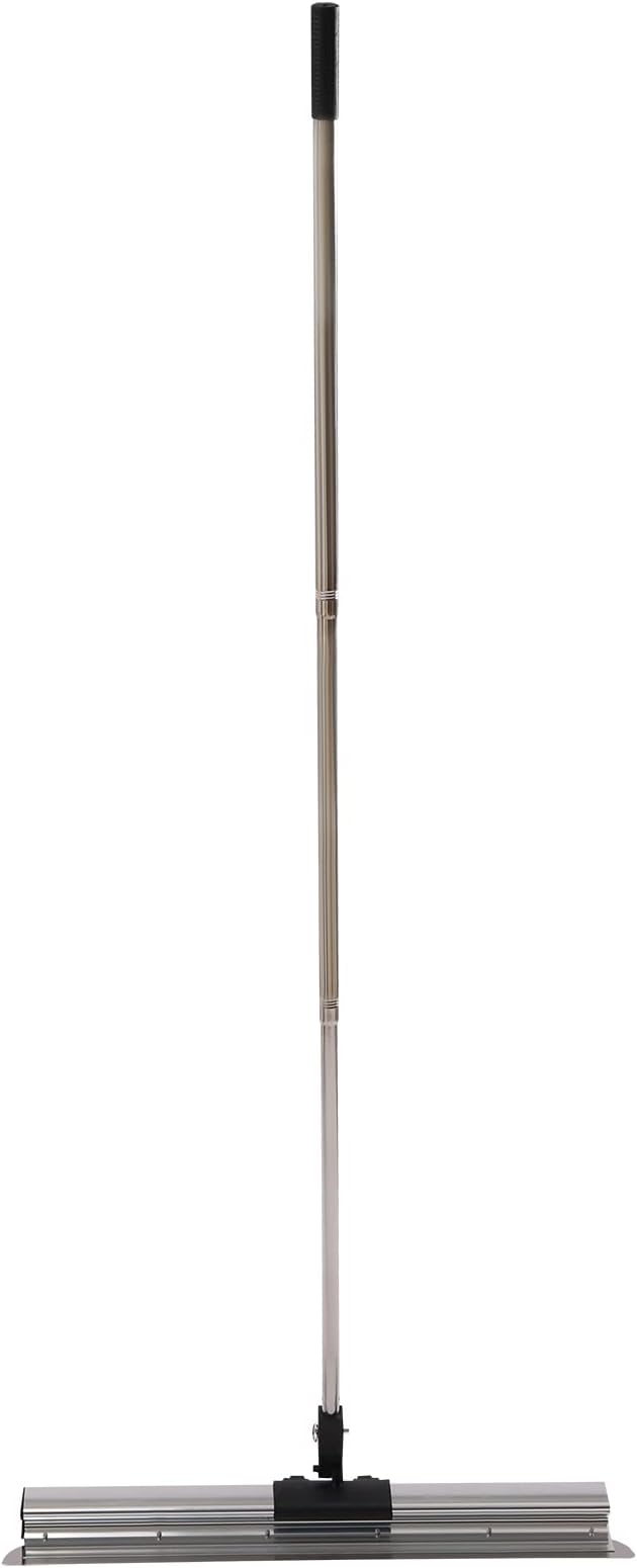 Drywall Skimming Blade Set Drywall Tools With 12", 22" & 32" Smoothing Stainless Steel Blades + 35" - 80" Telescoping Handle