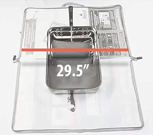 Kovrd 2-in-1 Reusable Paint Tray Storage Bag and 39??x 29??Drop Cloth, Keep Brushes Rollers and Paint Wet for Days, Fits 5-gal Bucket, Contractor Quality for Professional Interior and Exterior Jobs