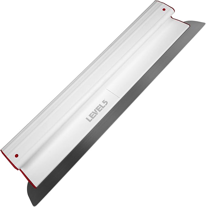 LEVEL5 24-Inch Composite Skimming Blade | Precision 0.3mm German Stainless Steel Blade Insert (Replaceable), Ergonomic Polymer Blade Profile | 4-924C