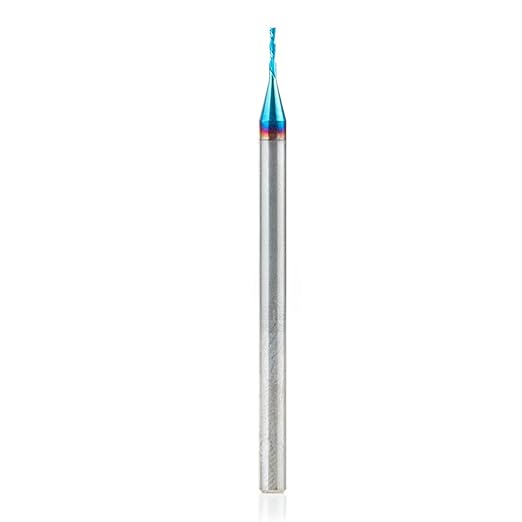 Amana Tool Solid Carbide Spektra Extreme Tool Life Spiral Plunge Router Bit Down-Cut, 46229-K, 1/32 Dia x 1/8 x 1/8 CH Inch Shank 2 Inch L