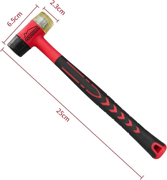 Rubber Mallet, Rubber Mallets Hammer, Double-Face Hammers, Small Rubbers Mallet, Rubberes Hammer for Vinyl Flooring, Tile, Crafts, Jewelry Making