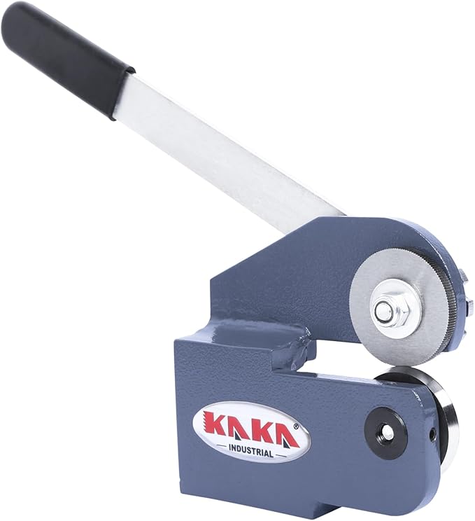 KAKA Industrial Throatless Sheet Metal Shear,22-Gauge Bench Top Manual Cutter MMS-1 for Steel Plate, Fabrication and Hobby Tool