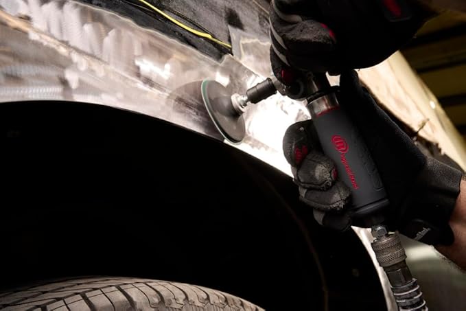Ingersoll Rand 5104MAX Angle Air Die Grinder, 12,000 RPM, 0.4 HP, 1/4" Collet, Rear Exhaust