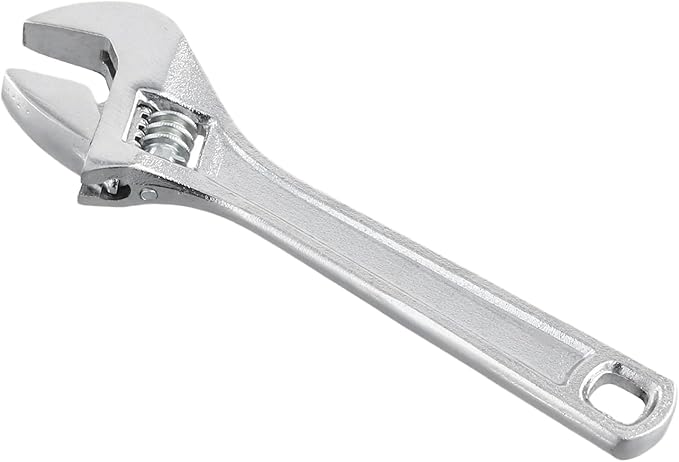 HOIGON Set of 5 Adjustable Wrench, 6 8 10 12 15 Inch Heavy Duty Crescent Wrenches with Wide Jaw and Ergonomic Handle for Machine Maintenance