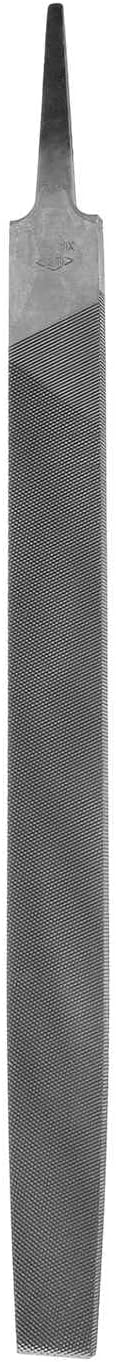 HARFINGTON Tip Medium Cut File 14" Double Cut Teeth High Carbon Steel Hand Rasp File without Handle for Metal Wood Deburring Removing