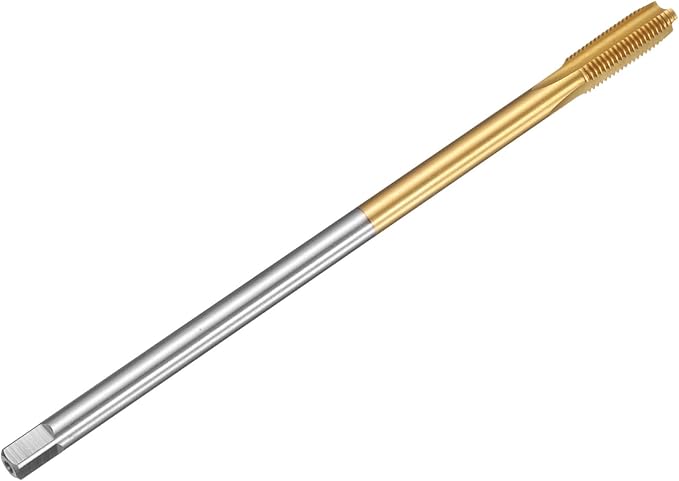 uxcell Metric Thread Tap M8 x 1 H2 150mm Straight Flute Screw Thread Milling Machine Taps Threading Tapping Repair Tool