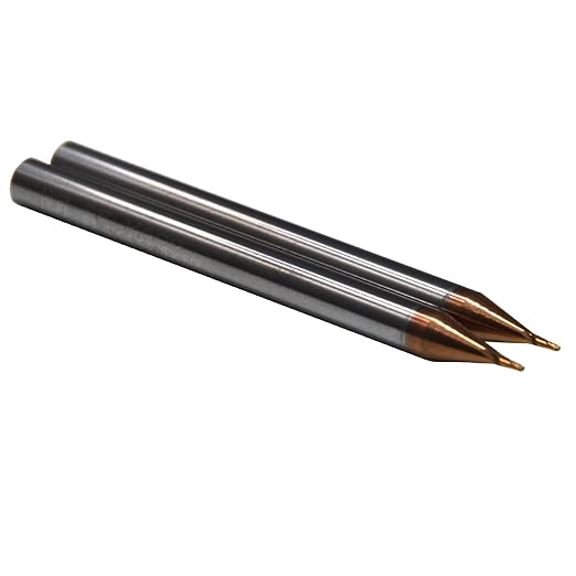 0.18mm Mill Dia 2Flutes 65HRC Standard Micro Grain Solid Carbide Ball Nose Coated End Mill Metric CNC Router Bits Cutter Tool for Hardened Steels