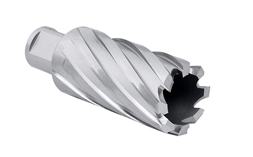 Accusize Industrial Tools 1-3/16'' by 2'' Cutting Depth H.S.S. Annular Cutter with 1 Pc Pilot Pin, 2081-2024Pin