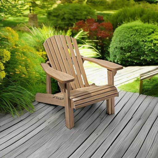 ROCKLER Adirondack Chair Plans with Cardboard Templates ??Easy-to-Build - Classic Adirondack Chair Plan Only -Includes Step-by-Step Instructions for Entire Construction Process ??Made in USA