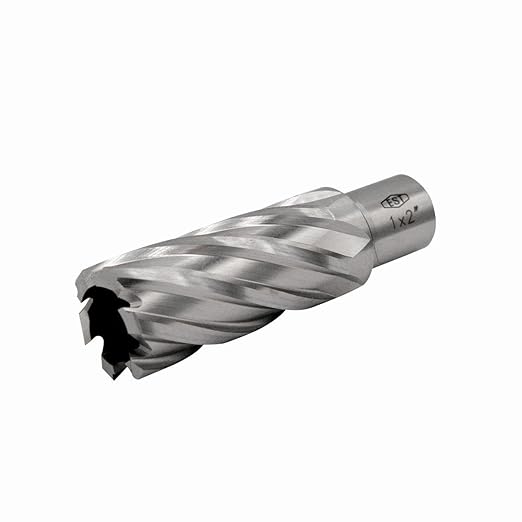 HSS M2AL Annular Cutter 2" DOC with 3/4" Weldon Shank for Magnetic Drill Press by EST (D1 X 2")