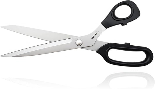 TONMA Dressmaker's Fabric Scissors [Made in Japan] 12-Inch Lightweight Sewing Scissors Japanese SG2 Stainless Steel Dressmaking Shears for Fabric Leather Upholstery Crafting, Right Handed