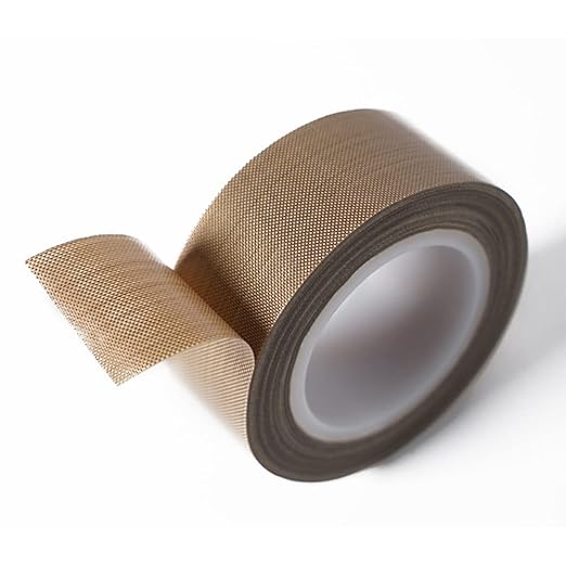 2 Rolls 1/2 Inch x 33 Feet Low Friction Tape High Temperature Teflon Tape,Squeak&Abrasion Resistant, Surface Protection for Wood,Drawer,Cabinet, Furniture, Vacuum Sealer & Hand Impulse Sealers