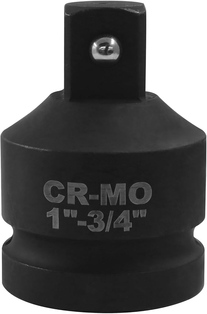 1" Female to 3/4" Male Impact Socket Adapter, Black Wrench Socket Adapter For Impact Driver