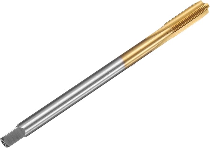 uxcell Metric Thread Tap M7 x 0.75 H2 100mm Straight Flute Screw Thread Milling Machine Taps Threading Tapping Repair Tool