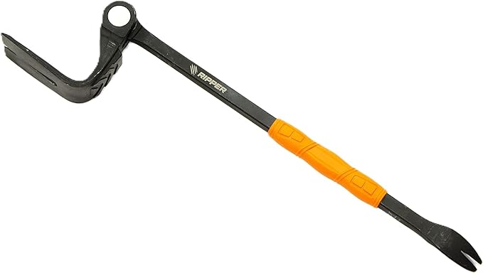 Ripper ??The Ripper Heavy-Duty Indexing Crowbar & Nail Puller Tool, Multi-Angle Wrecking Bar for Trim, Flooring & Demolition (Claw)