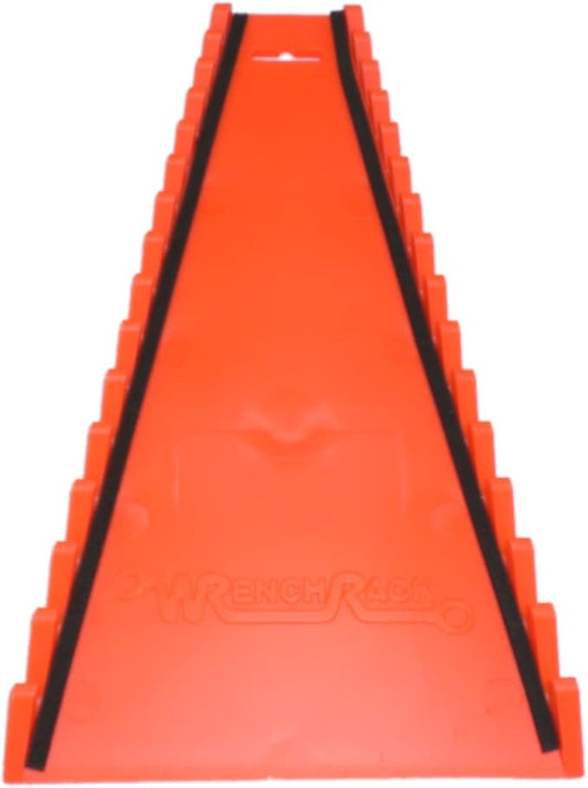 Protoco 4061 Reverse Wrench Rack, 15 Piece, Magnetic, Tool Organizer for Tool Box, Tool Cart or Wall Mounted, Orange