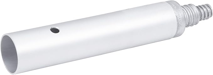 MARSHALLTOWN Threaded Handle Adapter, Concrete Tools, 1-3/4 Inch Push Button Adapter with Male Threaded End, Extend the Reach of Concrete Tools, 15538