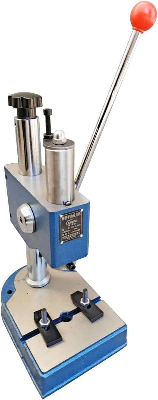 12.6in Leather perforating Machine, Bench-top Manual Arbor Presses for Stamping Bending Forming Stretching(1100lb/500kg)