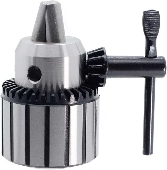 Drill Chuck JESTUOUS B16 Key Type 1/2 Inch(1-13mm) with MT2 Morse Taper Arbor Heavy Duty Chucks