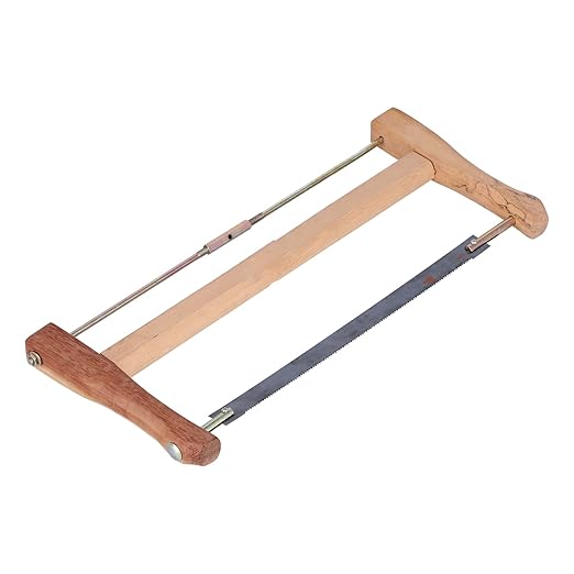Teakwood Handsaws,Bow Saw Blade Frame Saw Blade Replacement Carpenter Hand Bow Wood Cutting Tool Woodworking Hardware ,Frame Saw Kit For Hack Saw Blade (Large (580Mm))