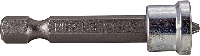 DRYWALL BIT: 2 inch long #2 Phillips Sheet rock bit (1/4" shank) for drywall installation (5 PACK)