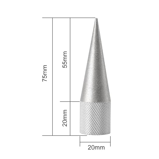 Emery Round Hole Punch Edge Sharpener Grinder Hole Punches Polishing Tool for Leather Crafts