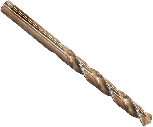 10.8mm Metric M35 Cobalt Steel Extremely Heat Resistant Twist Drill Bit of 1pcs with Straight Shank to Cut Through Hard Metals Such as Stainless Steel and Cast Iron, 5% Cobalt M35 Grade HSS-CO