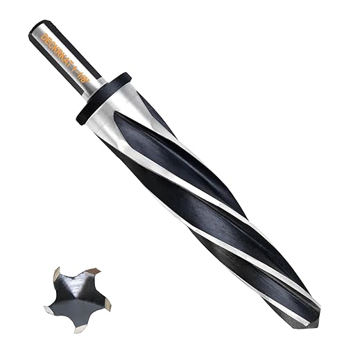 1-1/8" Reamer Drill Bit for Metal, M2 HSS Taper Reamer for Steel, Alloy, Wood, Plastic to Align, Enlarge Holes ??5-Spiral Flutes,1/2"Non-Slip Shank, 28mm Car Reamer, Bridge Construction Reamer.