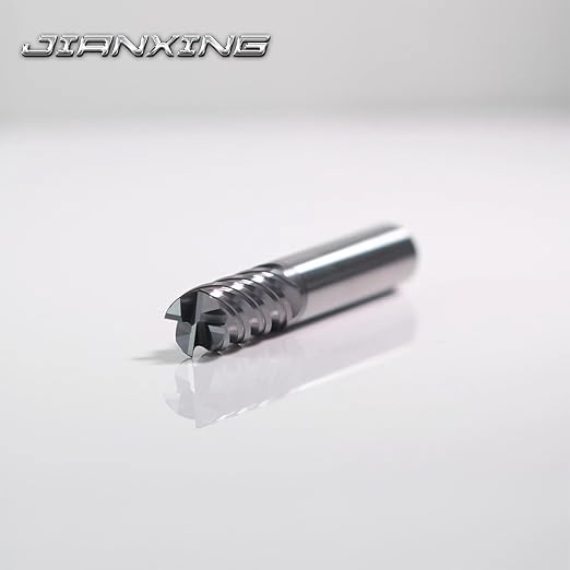 3/8" Extra Long 4-Flute Carbide Square End Mill for Stainless Steel & Titanium Alloy (TC4/TC7), AP Coating, Variable Helix, High-Performance Milling Cutter(1-Pack)