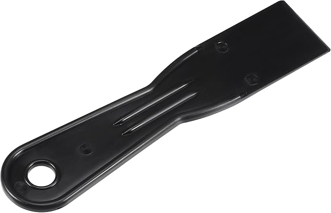 uxcell Putty Scraper 1.5" ABS Plastic Spatula Drywall Patch Repair Spreader Wall Covering Smoother Black 2Pcs