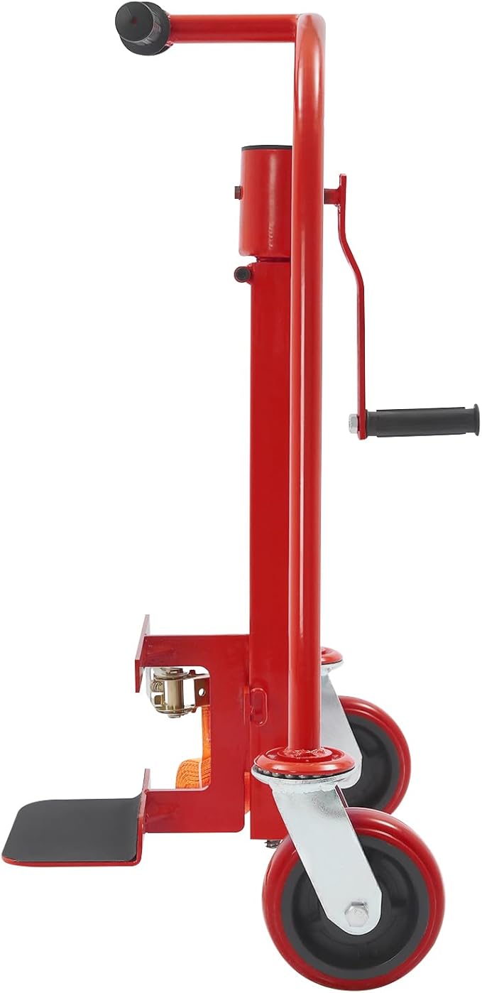 Furniture Moving Tool Set of 2 Manual Furniture and Crate Mover 1300 lbs Capacity Multifunctional Handling Tools for Moving, Warehousing, Furniture Stores (Red)
