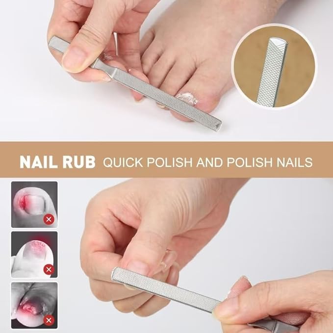 Stainless Steel Ingrown Toenail Pedicure Knife Set,Professional Foot Skin Scraper Repair Sharp Blade Kit For Nail Corn Callus Paronychia Treatment. (5)