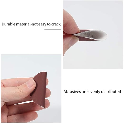 SPEEDWOX 100pcs Sanding Discs 2 inch Sandpaper 1500 Grit Hook and Loop Sanding Discs for Sanders Drill Grinder Rotary Tools Attachment Woodworking Wood Auto, No Hole