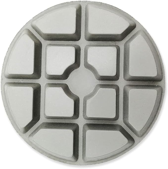 DT-DIATOOL Concrete Polishing Pads 3 inch/80mm for Concrete, Cement and Terrazzo Floors Processing, Repairing and Renovating, Dry or Wet Use Diamond Grinding Pads Grit 3000 3pcs