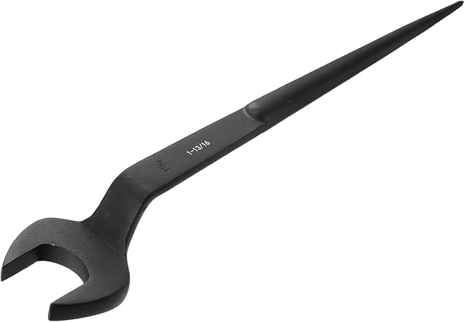 HARFINGTON Single Open End Spanner Wrench 1-13/16-inch 15 Degree Angle Single Open End SAE Construction Spanner Wrenches with 60째Offset Handle for Automotive Mechanical Maintenance