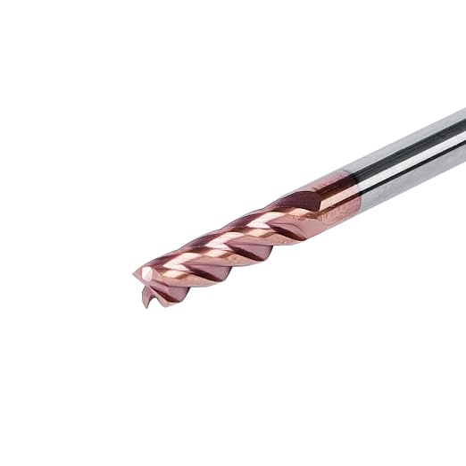 NZ 4 Flute 1/2" Square End Mill Set with TiSiN Coating, Milling Cutter HRC55 for Machining Hardened Steel, Stainless Steel, Titanium Alloy, Alloy Steel, Cast Iron