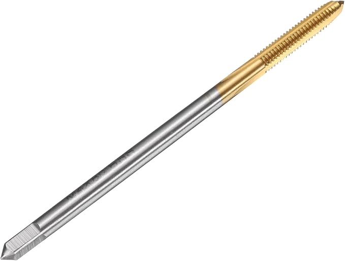 uxcell Metric Thread Tap M4 x 0.7 H2 80mm Straight Flute Screw Thread Milling Machine Taps Threading Tapping Repair Tool