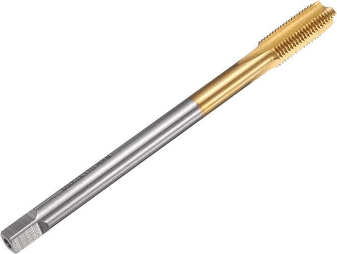 uxcell Metric Thread Tap M9 x 1 H2 110mm Straight Flute Screw Thread Milling Machine Taps Threading Tapping Repair Tool