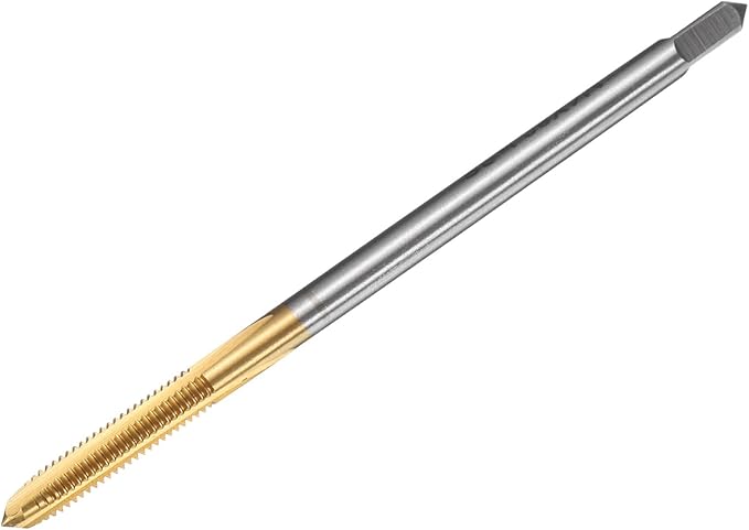 uxcell Metric Thread Tap M4 x 0.7 H2 80mm Straight Flute Screw Thread Milling Machine Taps Threading Tapping Repair Tool