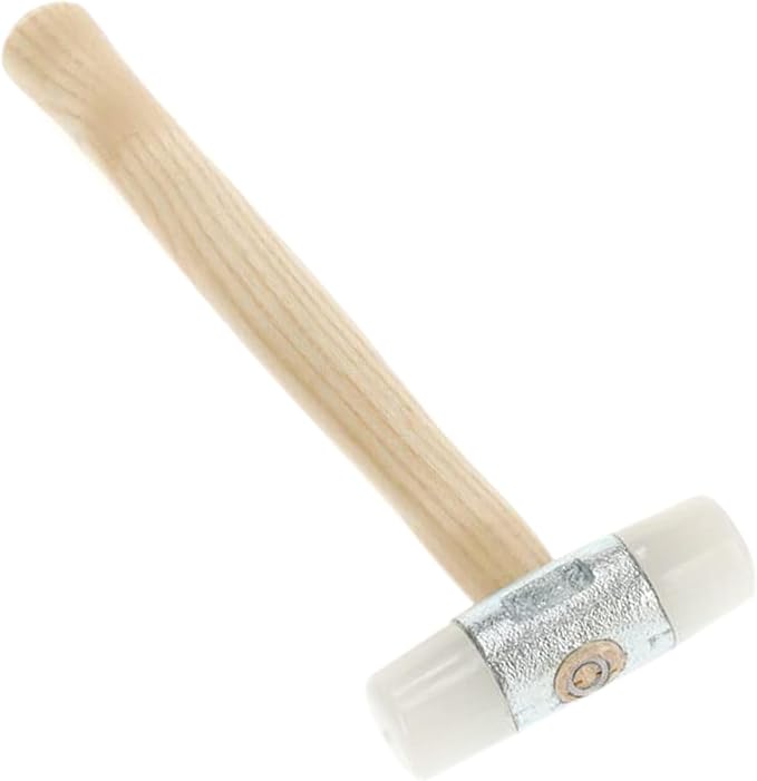 Nylon rubber mallet 40 oz white