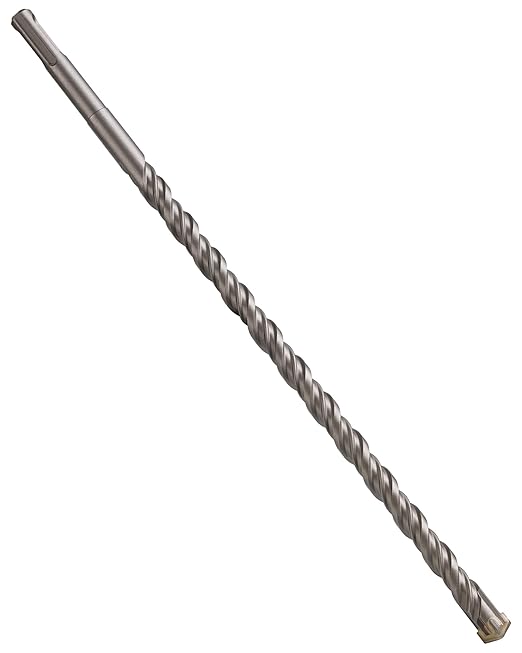 1/2 Inch x 12 Inch SDS Plus Rotary Hammer Drill Bit, Firecore Tungsten Carbide Long Drill Bits for Concrete Masonry Ceramic Tile Cement Walls Brick Rocks Stone, Brocas para Concreto
