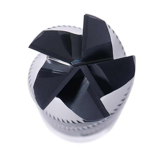 Accusize Industrial Tools Standard Tooth M42 8% Cobalt Tialn Roughing End Mill, 1'' Diameter, 1'' Shank Diameter, 3'' Flt Length, 1102-0031