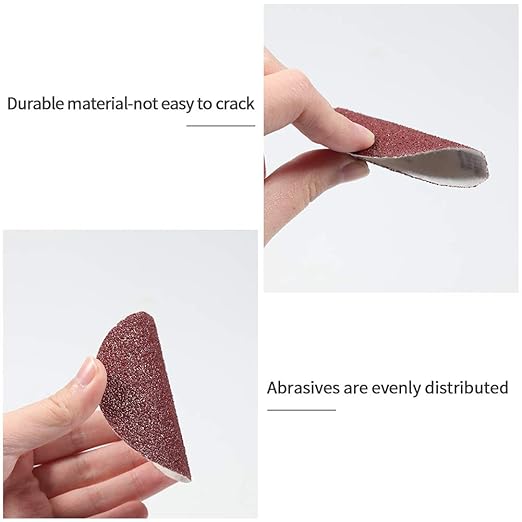 SPEEDWOX 100pcs Sanding Discs 3 Inch Sandpaper 40 Grit Hook and Loop Sanding Discs for Drill Grinder Rotary Tools No Hole