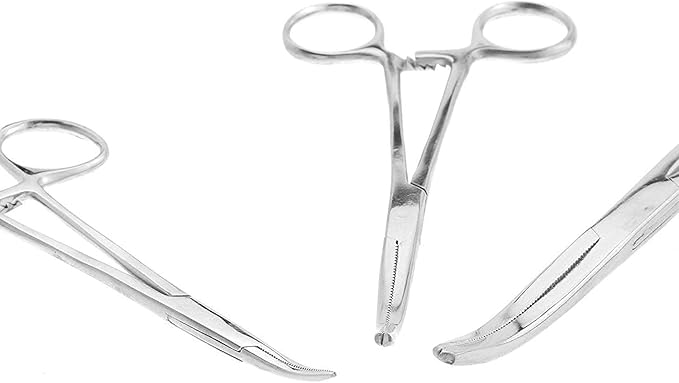 SURGICAL ONLINE Ultimate Hemostat Set, 6 Piece Ideal for Hobby Tools, Electronics, Fishing and Taxidermy (8", 6.25" and 5")