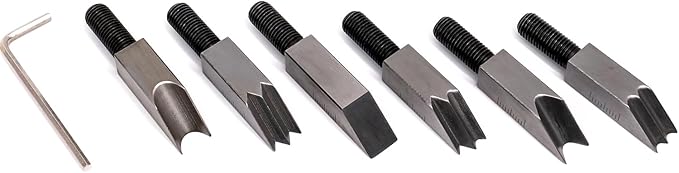 Chamfer Plane, Handheld Planers with Auxiliary Locator and 7 Blades, Woodworking Hand Planer Suitable for Quick Edge Trimming of Wood, Black, ZBD-0BA-QQK764