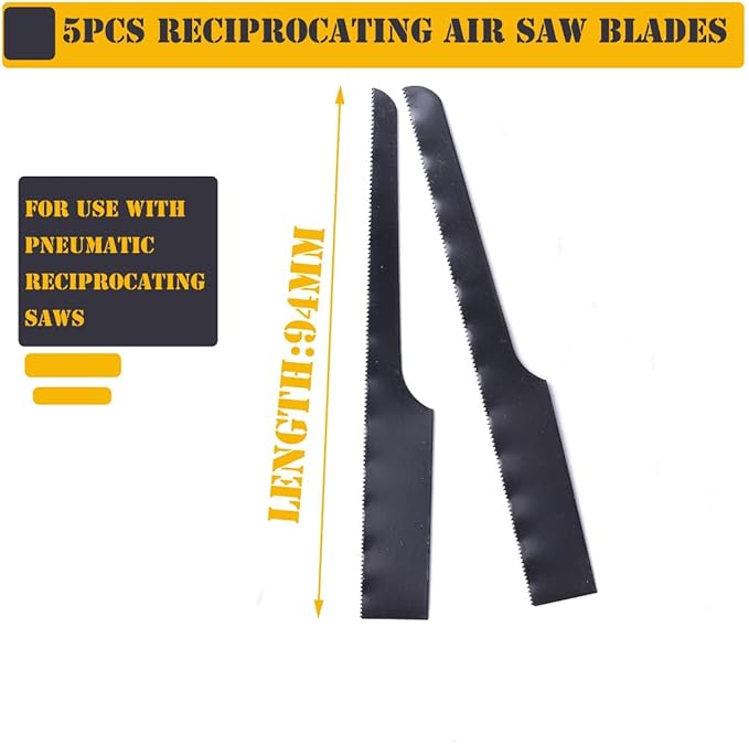 Atoplee Reciprocating Saw Blades,24T-10pcs Bimetallic Reciprocating Air Body Saw Hacksaw Blades Tools