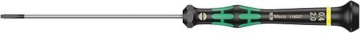 Wera 05117995001 Kraftform Micro 2035 Slotted Electronics Precision Screwdriver, 3mm Head, 50mm Blade Length