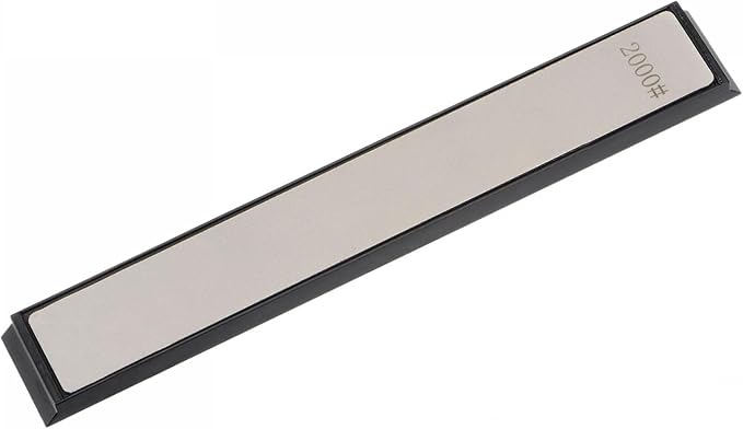 uxcell Diamond Sharpening Stones 2000 Grit Whetstone Knife Sharpener Stone with Non-Slip Base