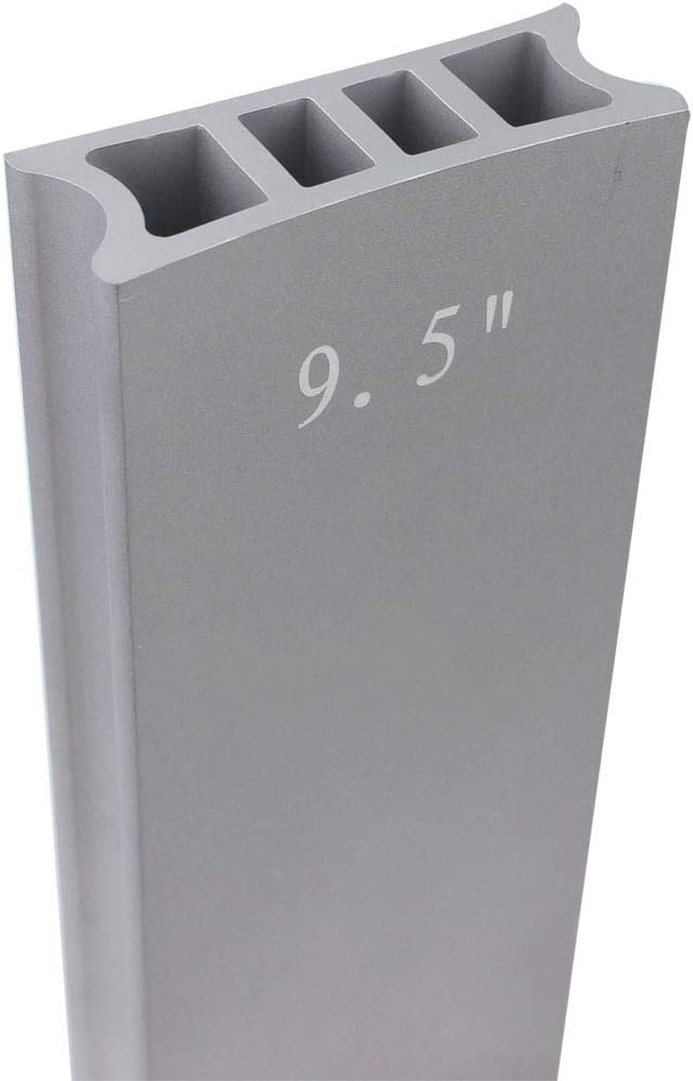 Guyker Two-Way Radius Sanding Block for Fret Leveling Fingerboard - Aluminum Sanding Beam Luthier Tool for Guitar & Bass Repair & Maintenance CNC Machined (1 Piece, Radius 9.5??+ 20??
