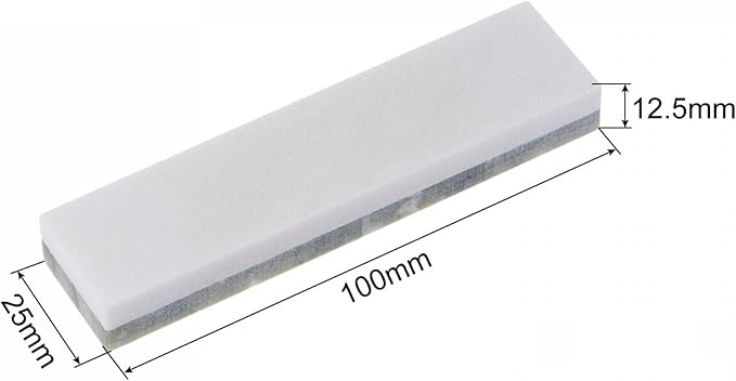 uxcell Sharpening Stones 10000/20000 Grit 2 Side Combination Whetstone Knife Sharpener Stone 100x25x12.5mm
